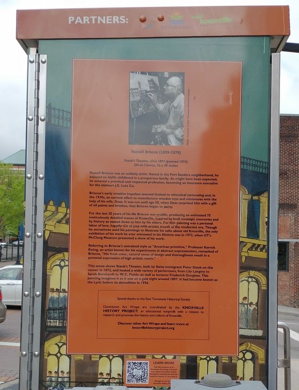Russell Briscoe Marker. Click for full size. Russell Briscoe Marker image. Click for full size.