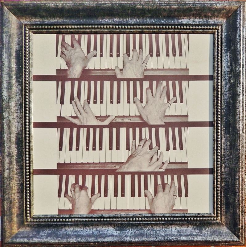 <i>Three Chords</i>, lithograph print, 1973 image. Click for full size.