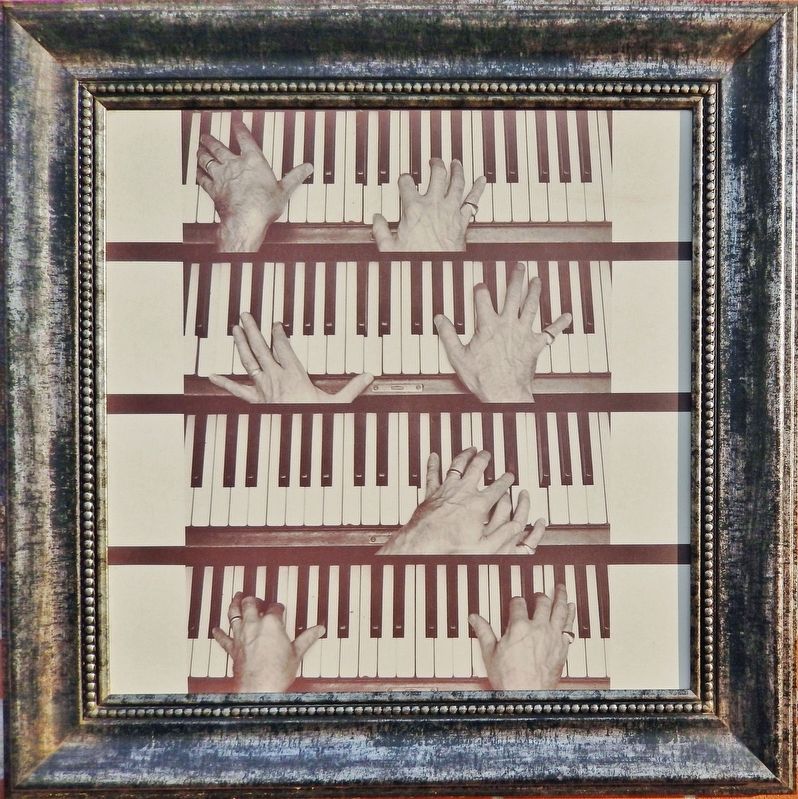 <i>Three Chords</i>, lithograph print, 1973 image. Click for full size.