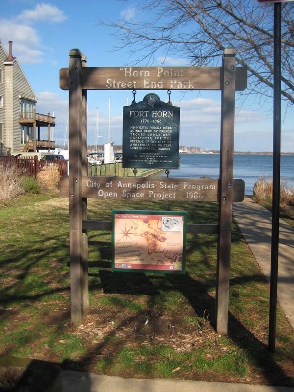 Fort Horn Marker image. Click for full size.