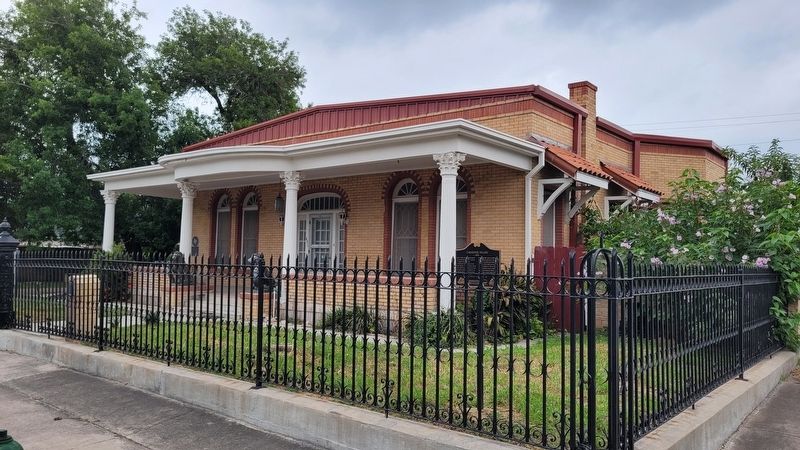 The Cisneros House and Marker. Click for full size. The Cisneros House and Marker image. Click for full size.