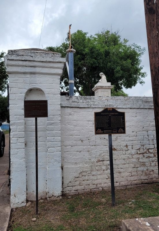 The Old City Cemetery Marker is on the right side of the markers image. Click for full size.