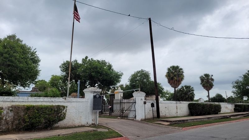 The entrance to the Brownsville City Cemetery image. Click for full size.