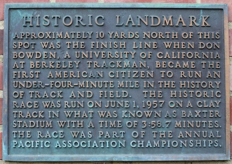 Don Bowden Marker. Click for full size. Don Bowden Marker image. Click for full size.