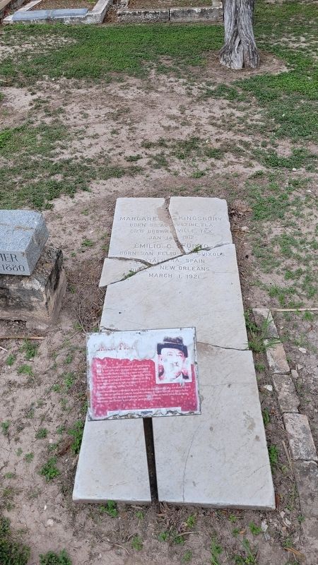 The Emilio Forto Gravestone and Marker. Click for full size. The Emilio Forto Gravestone and Marker image. Click for full size.