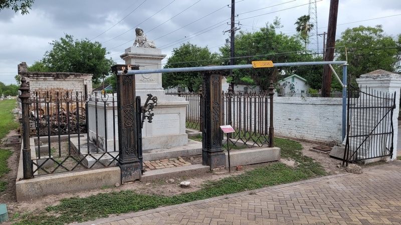 The Jose San Roman Marker in the cemetery. Click for full size. The Jose San Roman Marker in the cemetery image. Click for full size.