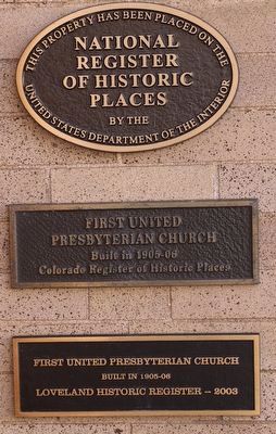First United Presbyterian Church Marker image. Click for full size.