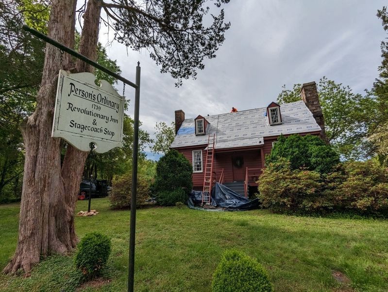 Person's Ordinary 1739 Revolutionary Inn & Stage Stop. Click for full size. Person's Ordinary 1739 Revolutionary Inn & Stage Stop image. Click for full size.