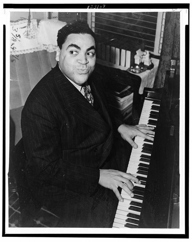 Thomas Wright "Fats" Waller (1904-1943) image. Click for full size.