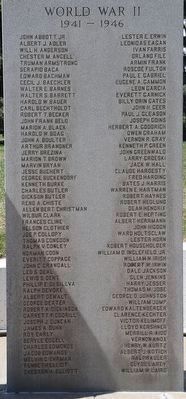 Larimer County Veterans Memorial. Click for full size. Larimer County Veterans Memorial image. Click for full size.
