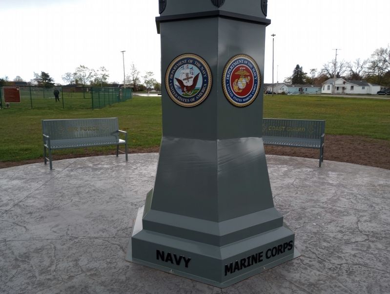 Veterans Memorial Park Marker. Click for full size. Veterans Memorial Park Marker image. Click for full size.