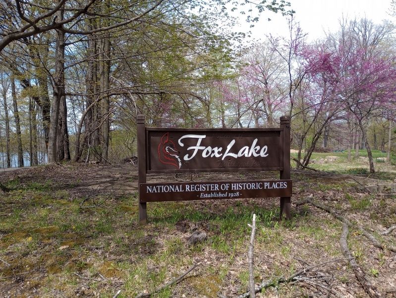 Fox Lake Marker image. Click for full size.