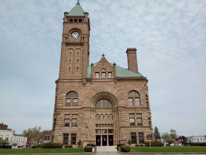 Blackford County Courthouse Marker. Click for full size. Blackford County Courthouse Marker image. Click for full size.