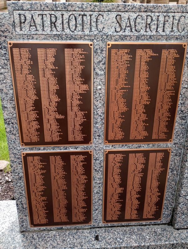 Blackford County W.W. II Honor Roll Marker. Click for full size. Blackford County W.W. II Honor Roll Marker image. Click for full size.