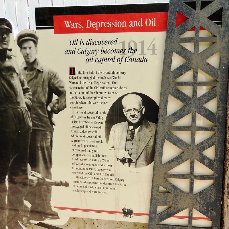 Wars, Depression and Oil Marker image. Click for full size.