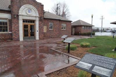 Greeley Union Pacific Railroad Depot Marker image. Click for full size.