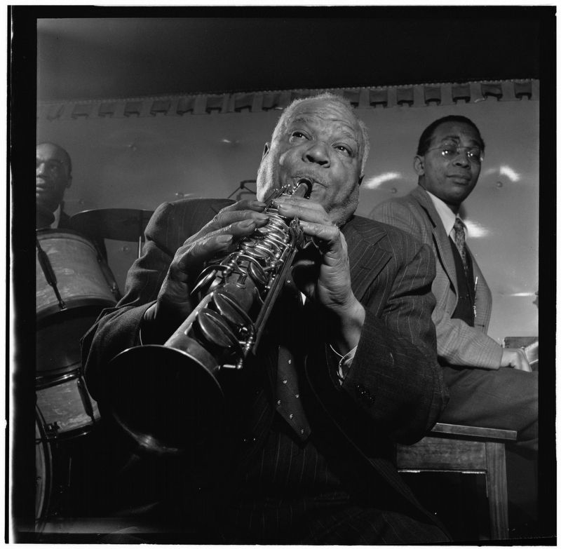 Sidney Joseph Bechet (1897-1959) image. Click for full size.