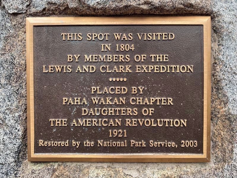Spirit Mound Monument Marker image. Click for full size.