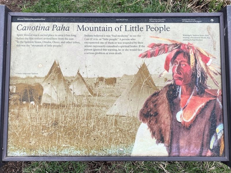 <i>Canotina Paha</i> | Mountain of Little People Marker image. Click for full size.