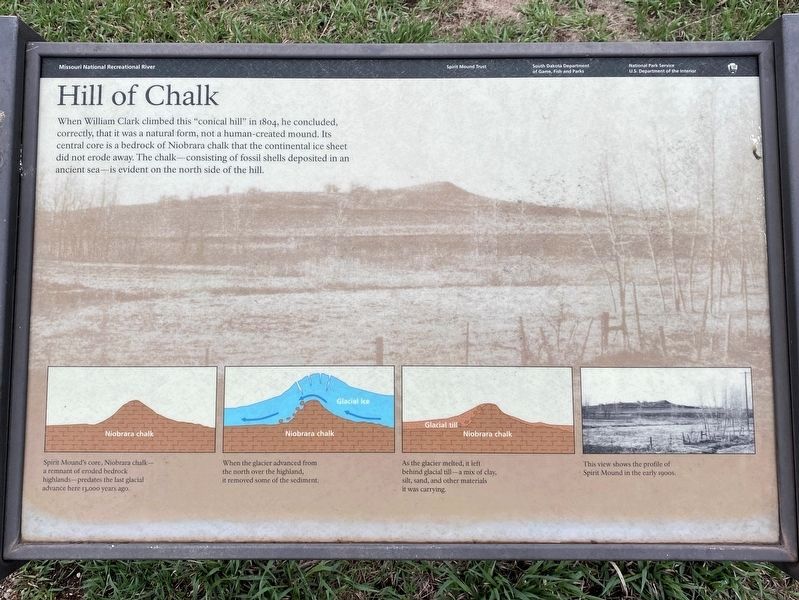 Hill of Chalk Marker. Click for full size. Hill of Chalk Marker image. Click for full size.