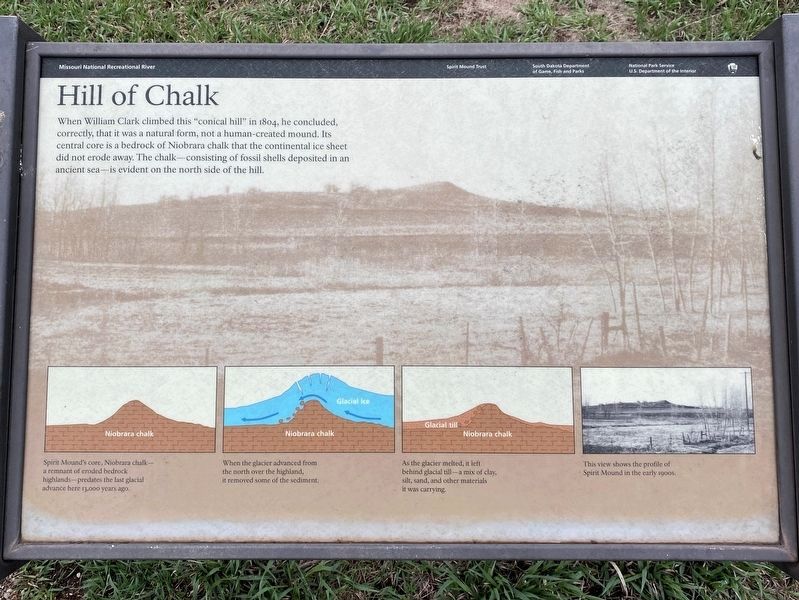 Hill of Chalk Marker image. Click for full size.