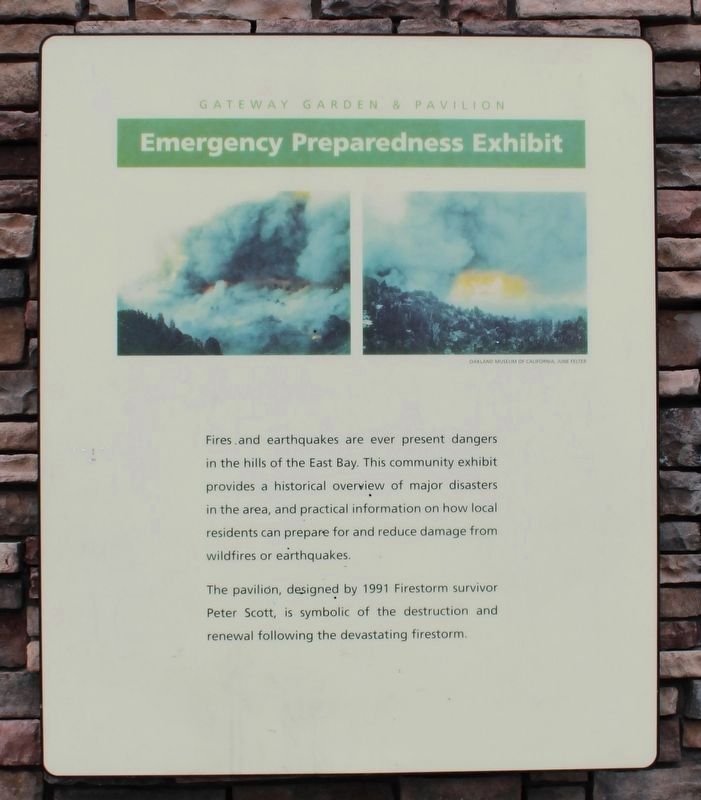Emergency Preparedness Exhibit Marker image. Click for full size.