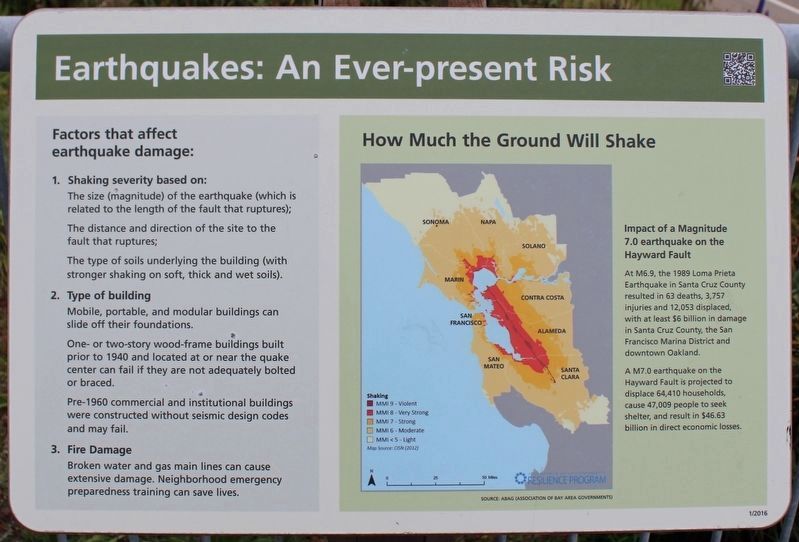 Emergency Preparedness Exhibit Marker. Click for full size. Emergency Preparedness Exhibit Marker image. Click for full size.
