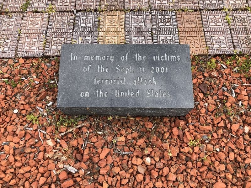 9/11 Memorial Marker. Click for full size. 9/11 Memorial Marker image. Click for full size.