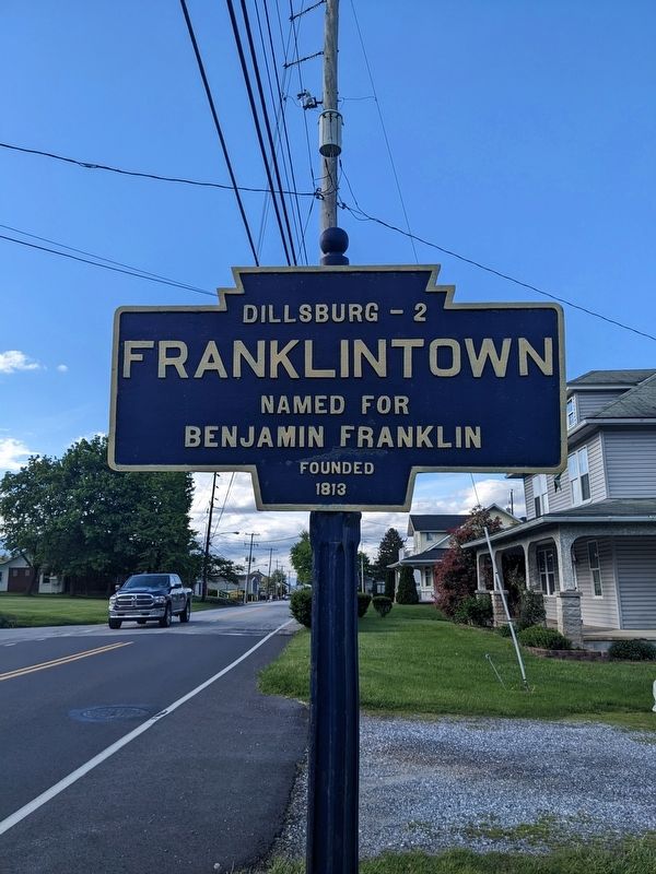 Franklintown Marker image. Click for full size.