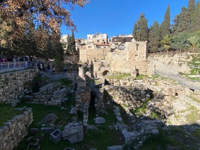Ruins of the medicinal baths. Click for full size. Ruins of the medicinal baths image. Click for full size.