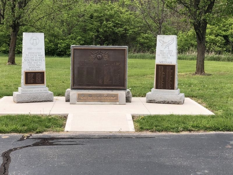 Wayne Township World War II Memorial (new location). Click for full size. Wayne Township World War II Memorial (new location) image. Click for full size.