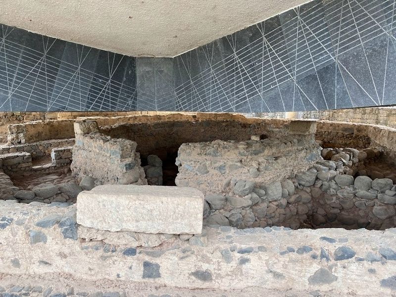 The ruins of the House of Peter under the modern church.. Click for full size. The ruins of the House of Peter under the modern church. image. Click for full size.