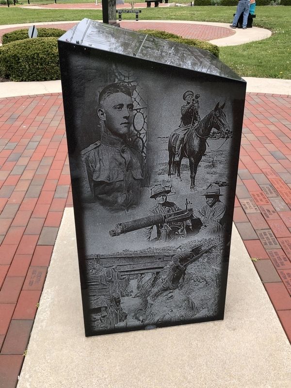 World War I Monument (side). Click for full size. World War I Monument (side) image. Click for full size.