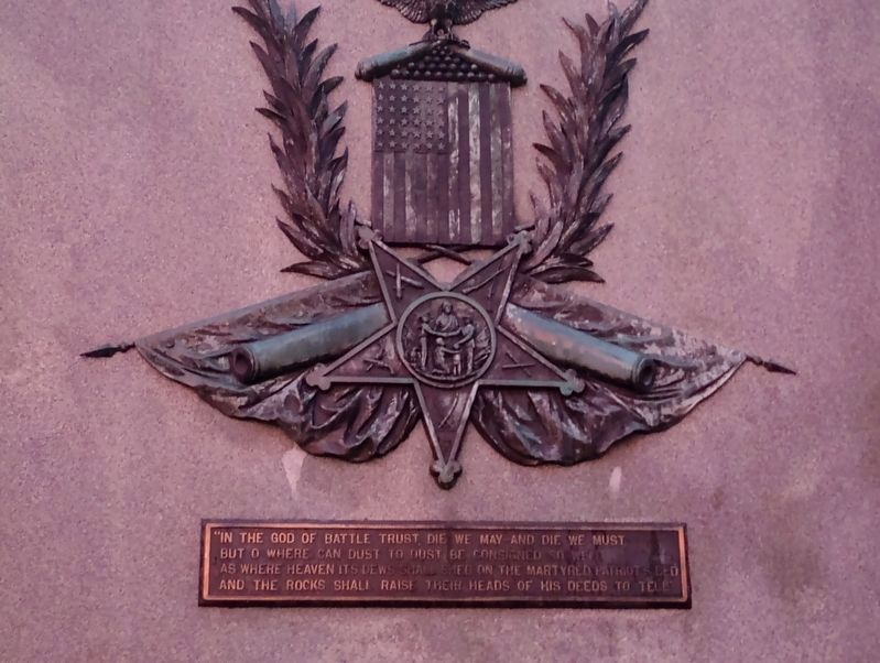 Civil War Memorial - Randolph County Indiana Marker. Click for full size. Civil War Memorial - Randolph County Indiana Marker image. Click for full size.