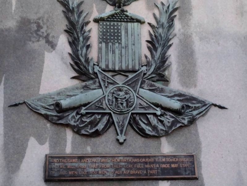 Civil War Memorial - Randolph County Indiana Marker. Click for full size. Civil War Memorial - Randolph County Indiana Marker image. Click for full size.
