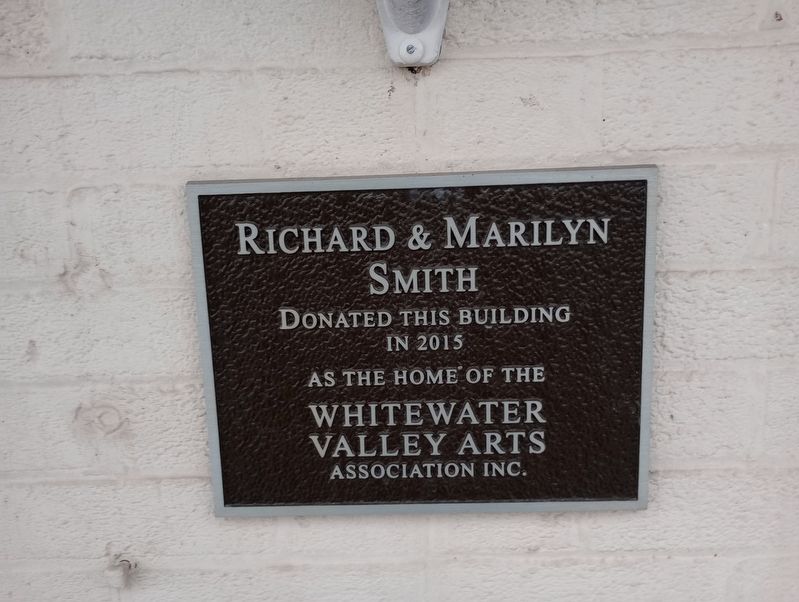 Whitewater Valley Arts Association Inc. Marker image. Click for full size.
