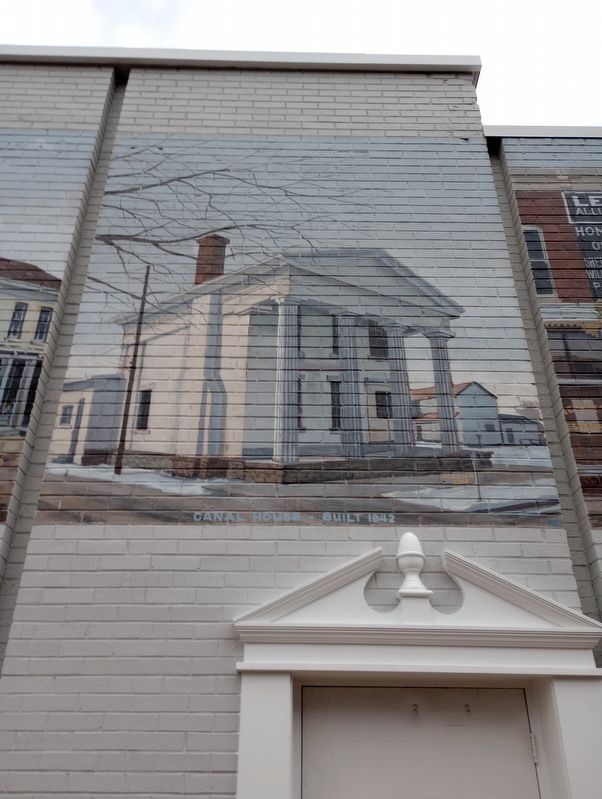 Connersville History Mural Marker image. Click for full size.
