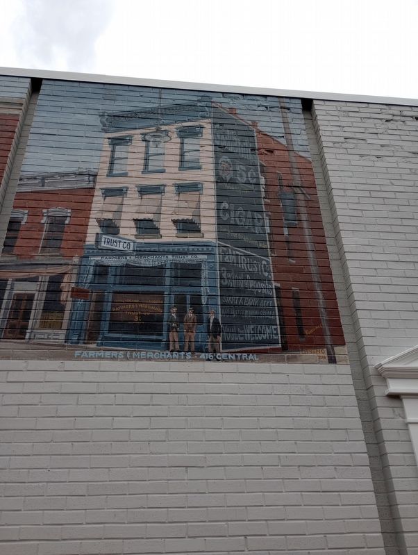 Connersville History Mural Marker image. Click for full size.