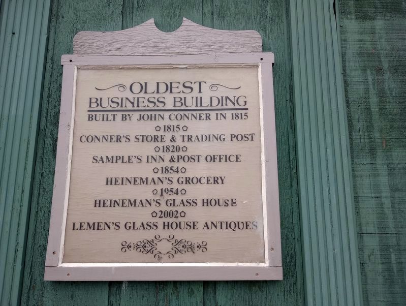 Oldest Business Building Marker image. Click for full size.