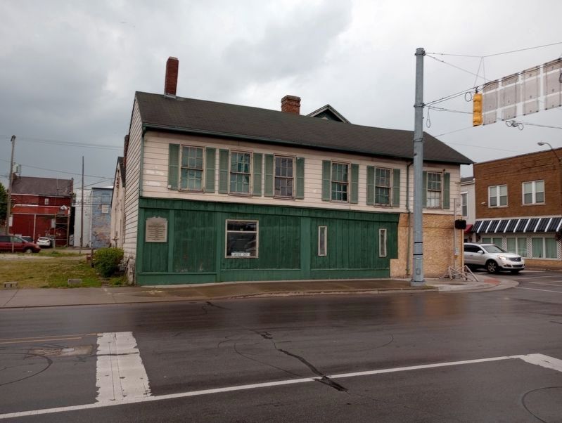Oldest Business Building Marker image. Click for full size.