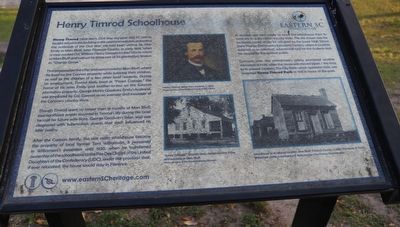 Henry Timrod Schoolhouse Marker image. Click for full size.