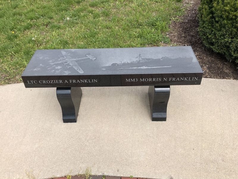 1st Marine Div Guadalcanal Marker (second bench). Click for full size. 1st Marine Div Guadalcanal Marker (second bench) image. Click for full size.