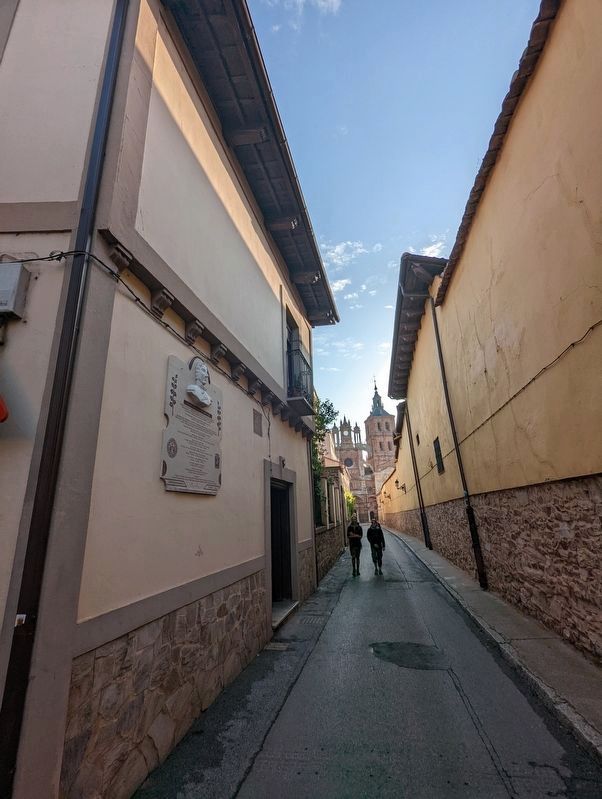 Sir John Moore Marker in Astorga image. Click for full size.