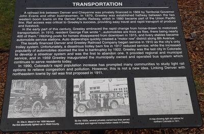 Transportation Marker. Click for full size. Transportation Marker image. Click for full size.