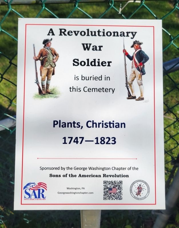 A Revolutionary War Soldier Marker. Click for full size. A Revolutionary War Soldier Marker image. Click for full size.