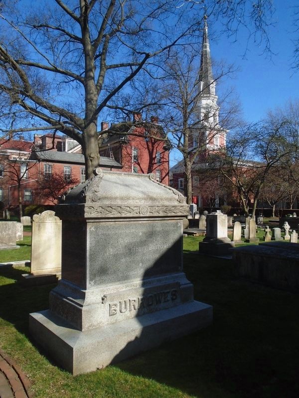 Thomas Henry Burrowes Monument. Click for full size. Thomas Henry Burrowes Monument image. Click for full size.