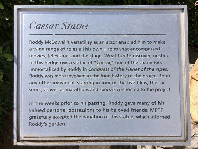 Caesar Statue Marker image. Click for full size.