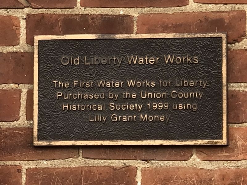 Old Liberty Water Works Marker image. Click for full size.