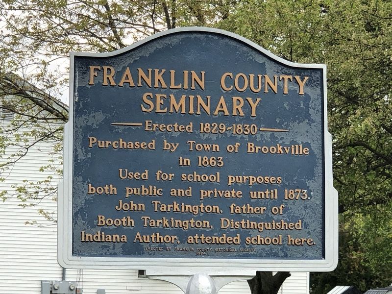 Franklin County Seminary Marker image. Click for full size.