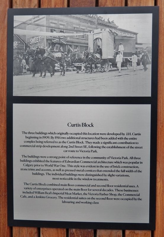 Curtis Block Marker image. Click for full size.